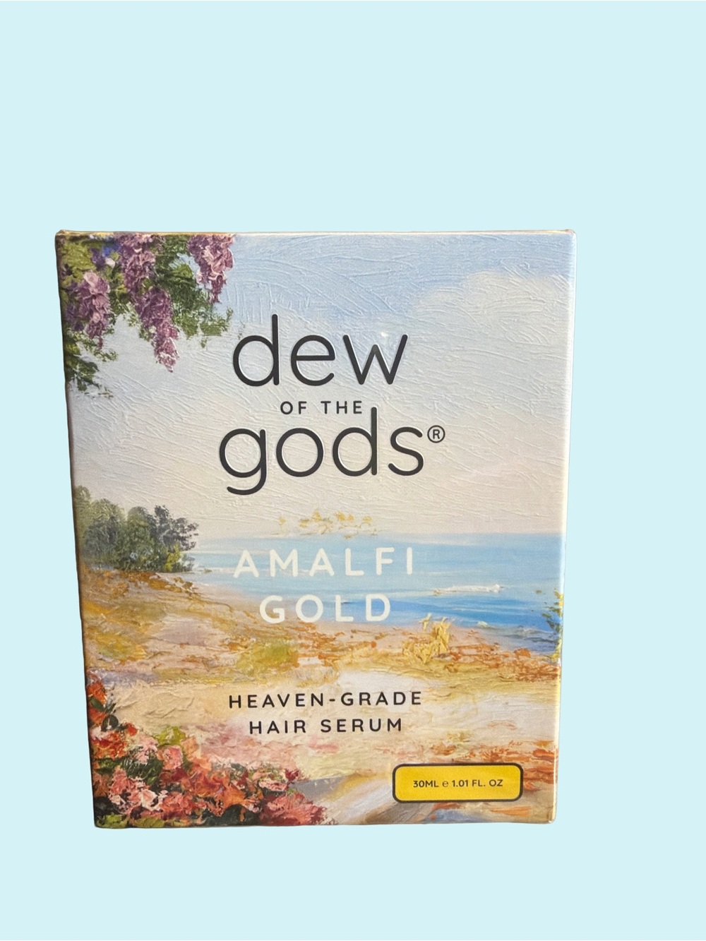 NWT DEW OF THE GODS Amalfi Gold Heaven-Grade Hair Serum, Full Size 30 ML